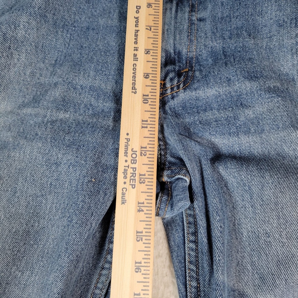 Levi's 550 Relaxed Jeans Mens 40x36 Blue Med Wash Tapered Leg Denim Distressed - Picture 4 of 16